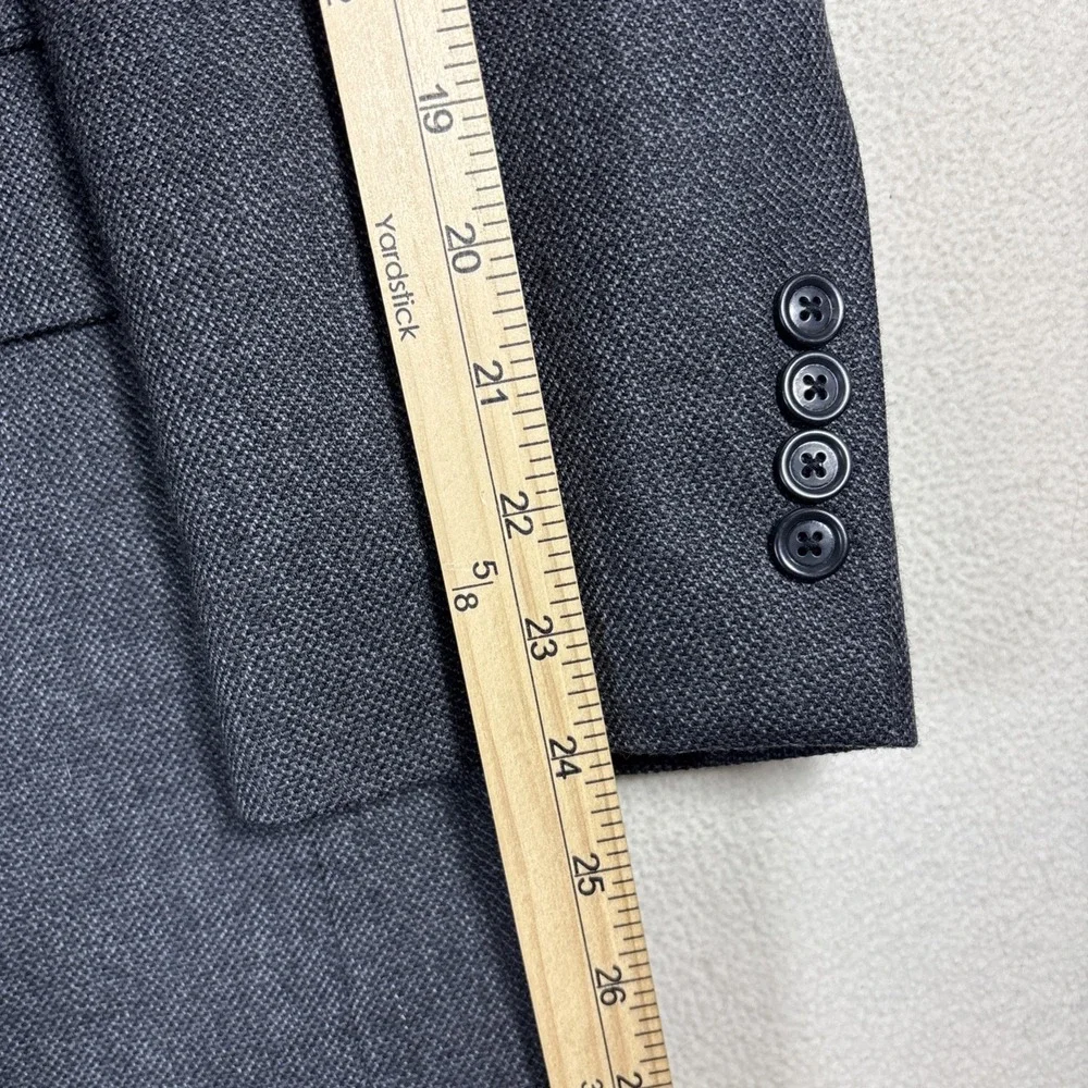 Jos. A. Bank Travelers‎ Collection Wool Sport Jacket Blazer 43R Dark Herringbone